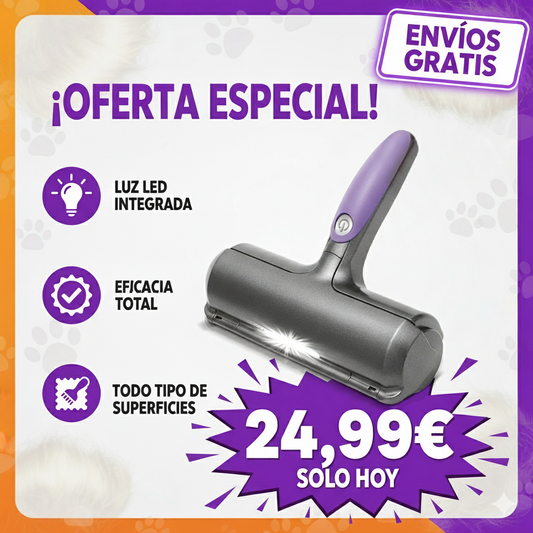 Cepillo Quitapelos Luz Led