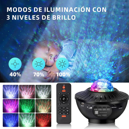 Proyector LED galaxia