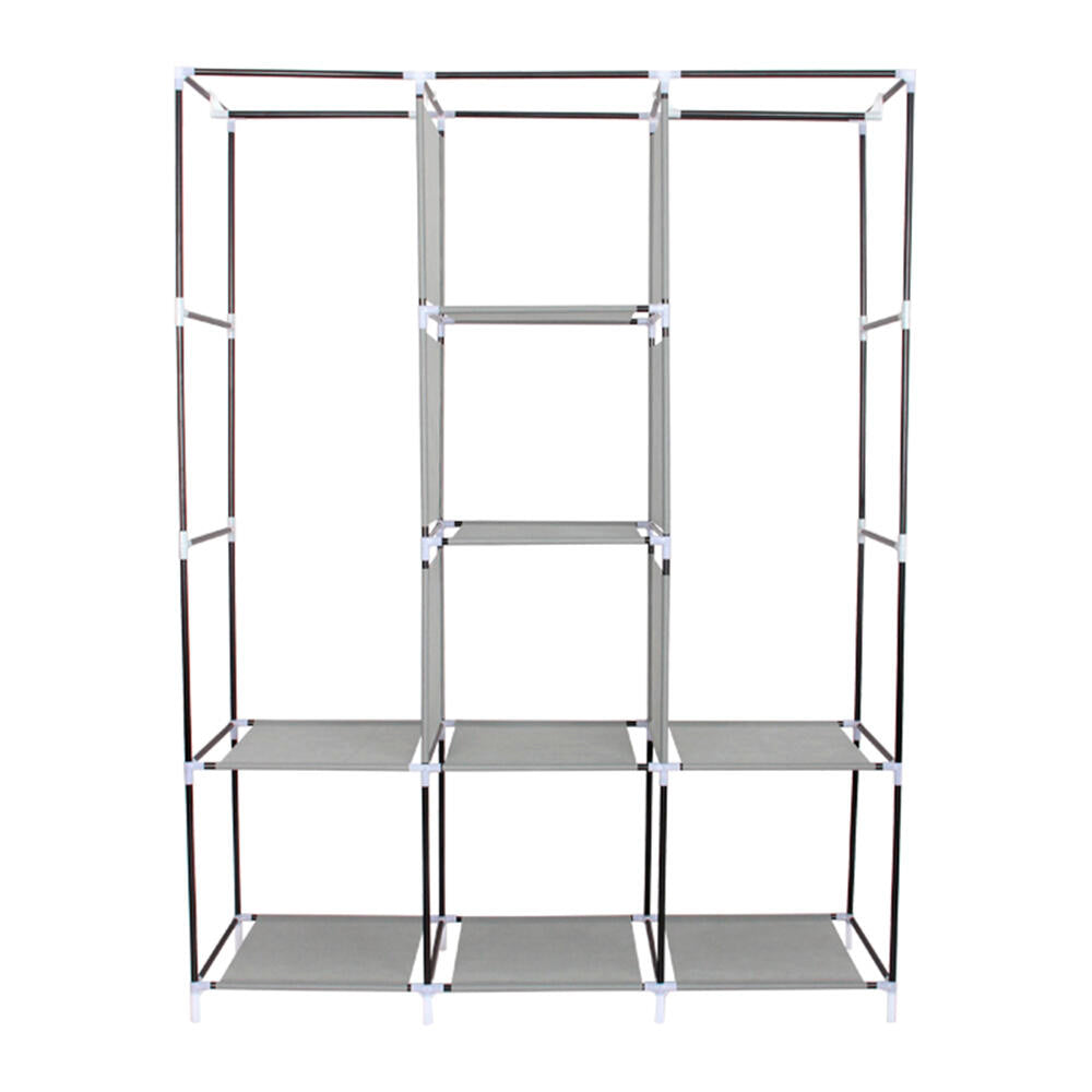 Armario portátil de tela con estructura rígida